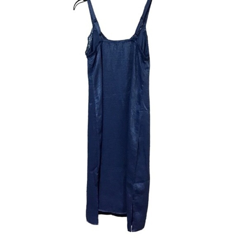 Spaghetti Strung Summer Flowy Boho Relaxed Fit Bobeau Maxi Dress Blue Size XS - Picture 2 of 12